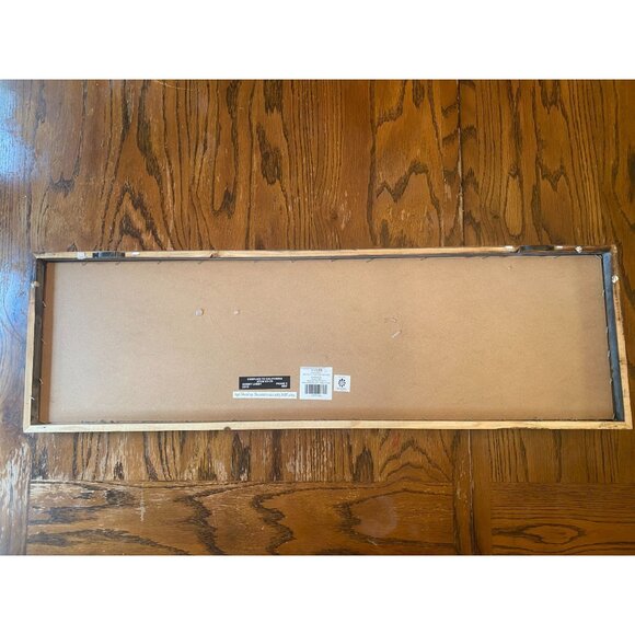 Rustic Wooden Wall Art Sign "Begin Each Day With A Grateful Heart" 12" X 36" - Picture 3 of 3